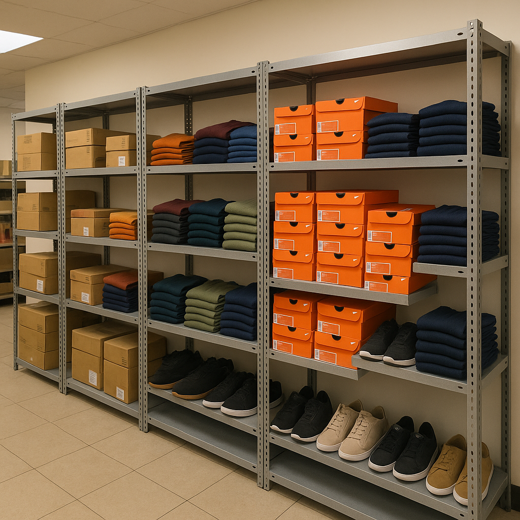 Retail Slotted Angle Racks