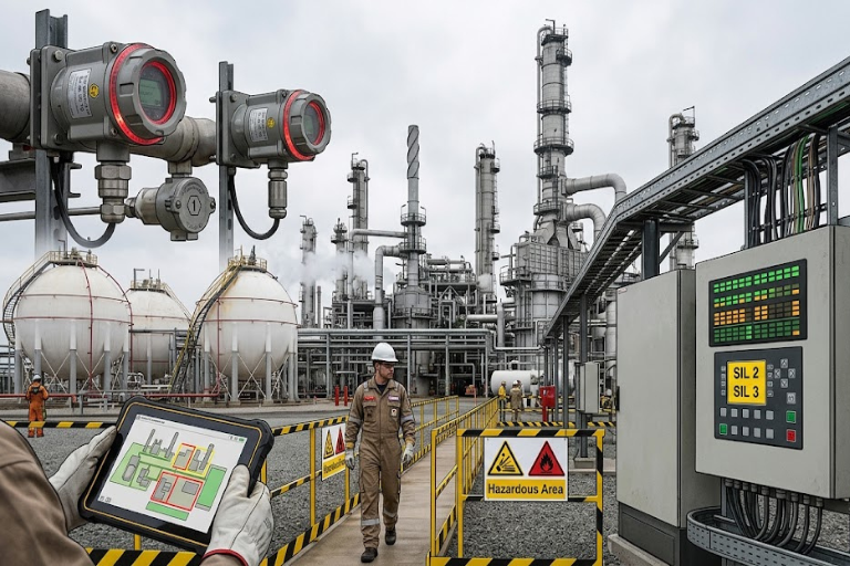 Oil Gas Chemical Industry Explosion-Proof Safety Monitoring System Hazardous Area
