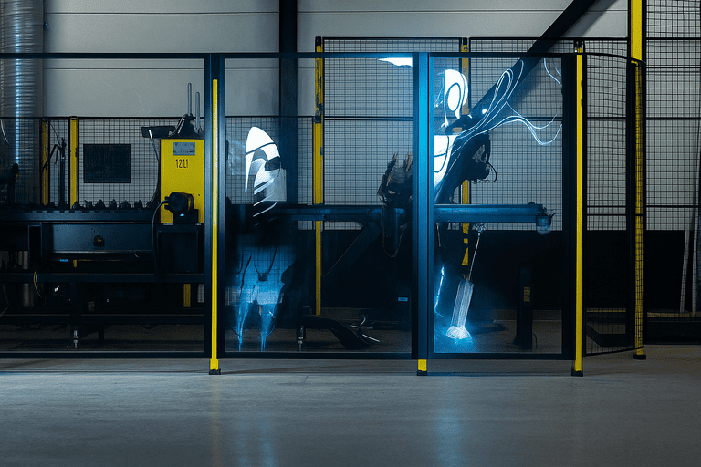 Robot Safety Fencing Case Study Pune Automotive