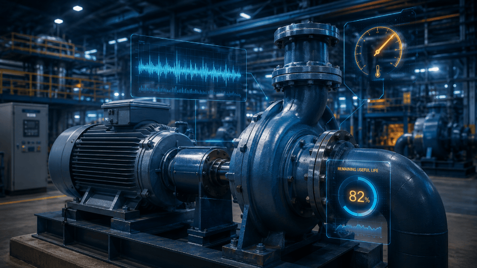 AI-Based RUL Prediction for Pumps, Motors